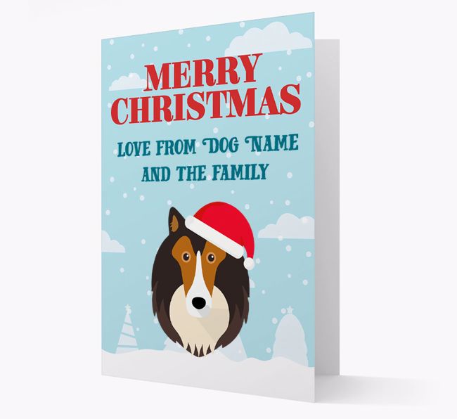 Love From the Family: Personalised {breedFullName} Christmas Card